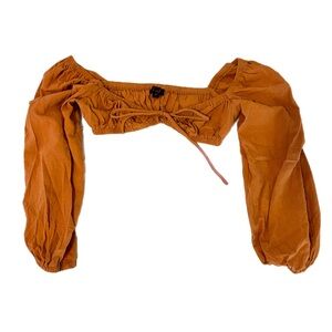 PACSUN Long Sleeve Crop Top